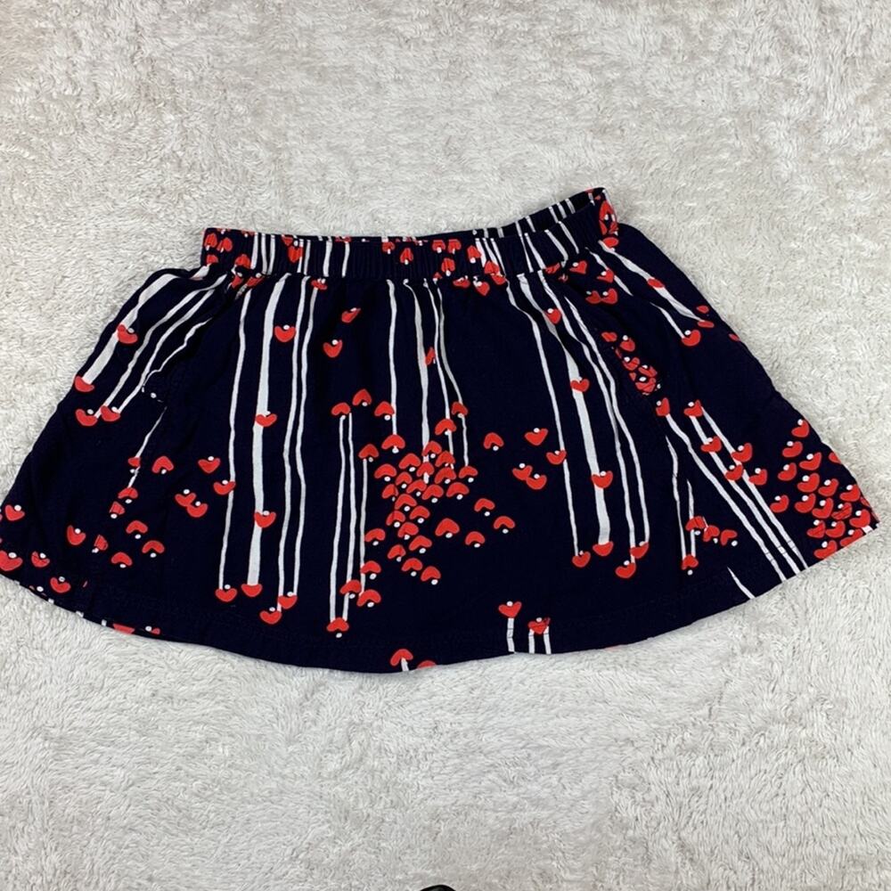 Cooperative heart and line mini skirt, large